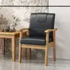 Cadeira com encosto em madeira maciça, poltrona, cadeira para mesa de computador, poltrona individual para casa, confortável para longos períodos sentado, cadeira de mahjong para idosos