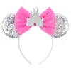 Novos acessórios de cabelo da Amazon Faixa de cabelo do Mickey Faixa de cabelo com show de fogos de artifício do Castelo Acessórios de cabelo para parque de diversões infantil Venda quente transfronteiriça