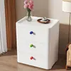 Gabinete de Almacenamiento Doméstico de Plástico de Múltiples Niveles Tipo Cajón Gabinete de Almacenamiento para Mesita de Noche de Dormitorio Gabinete de Almacenamiento Estante Organizador para Ropa y Artículos Varios