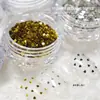 Joyería para uñas con lentejuelas de amor mini lentejuelas de 1 mm brillo corazón de melocotón amor lentejuelas pequeñas decoraciones de uñas de hadas