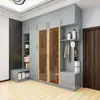 Armario Personalizado, Armario Integral Personalizado para Toda la Casa, Armario Multifuncional para Dormitorio, De Piso a Techo con Una Puerta, Armario Grande de Cuatro Puertas, Personalizado