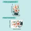 Va-M359 Flor de Lirio Pintada Dormitorio Baño Inodoro Pegatina Decorativa Embellecimiento Pegatina Autoadhesiva Venta al por Mayor Exportación