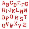 Parche de tela bordado digital con letras en inglés, etiqueta de bordado por computadora, color, uniforme escolar, número, accesorios para prendas