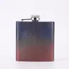 Garrafa Térmica Doméstica de Aço Inoxidável Transfronteiriça, Garrafa de Metal Portátil para Exterior, Garrafa Criativa Russa em Cor Gradiente