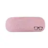 Estuche para Gafas de Lino en Stock, Almacenamiento Portátil para Gafas de Presbicia y Miopía, Elegante Estuche para Gafas Retro Anti-Presión de Alta Gama