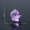 Fofas, coloridas, galvanizadas figuras de unicórnio - adoráveis acessórios decorativos DIY para paisagens em miniatura, interiores de carros e mesas de trabalho