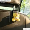 Gancho fofo para assento de carro de coelhinho, adorável decoração de interior de carro com tema de animal de estimação, ornamento de gancho de armazenamento para carro