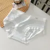 Nova calcinha feminina de viscose cintura média, sem costura, com fundo de algodão antibacteriano, respirável e confortável para a pele, calcinha feminina