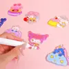 Cola para pintura DIY sem assar, cola em creme, pingente de brinquedo feito à mão, pigmento infantil, molde de pingente pintado, pequenos acessórios