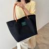 Bolso Simple de Gran Capacidad para Mujer Invierno 2023 Nuevo Moda Moderna Bolso Tote Casual para Estudiantes Universitarios Clase Bolso de Hombro
