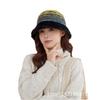 Nuevo Sombrero de Pescador Cálido Protector de Orejas para Mujer, Sombrero de Cubeta Tejido de Lana de Otoño e Invierno Combinación de Colores Degradados de Felpa que Combina con Todo