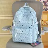 Mochila Estilo Novo 2026 para Mulheres Ins Nicho Ensino Fundamental Grande Capacidade Estampa de Estrela Mochila Estudante Feminina Bolsa para Computador