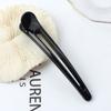 Presilha de Metal Grande Simples Fosca de Um Caractere Estilo Coreano Vazada Moda Presilha Frontal Novo Estilo Face Brilhante Presilha Fixadora de Rabo de Cavalo Meio Preso