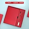 Conjunto de Caixa de Presente com Caderno A5 Transfronteiriço com Logotipo Personalizado, Caderno de Negócios em Sarja, Caixa de Presente com Caneca Térmica para Escolas e Empresas