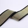 Suministro Directo de Fábrica de Bandas Elásticas de 2.5~5 cm de Ancho en Coloridos Dorados y Plateados con Purpurina para Cinturas de Faldas y Pantalones
