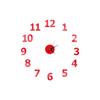 Reloj simple popular transfronterizo reloj de pared acrílico reloj adhesivo de pared reloj DIY reloj de pared espejo adhesivo de pared reloj reloj digital