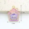 Acessórios de Joias DIY Coração de Elfo de Desenho Animado Transfronteiriços, Joias DIY Artesanais Fofas e Criativas, Acessórios de Joias DIY Esmaltados