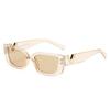 Gafas Retro Europeas y Americanas de Celebridad de Internet Ins, el Mismo Estilo, Gafas de Sol Modernas y Simples Cuadradas, Gafas de Sol de Color Jalea de Montura Pequeña