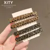 Pinza para el cabello de pedrería de lujo ligero, versátil, para la parte posterior de la cabeza, mechones sueltos, pinza recta, flequillo con trabajo pesado, mechones sueltos, pinza lateral, accesorios
