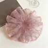 Scrunchie Floral Gradiente Novo Estilo de Verão, Estilo Fofo e Relaxado, Versátil para o Dia a Dia, Acessório de Cabelo Atmosférico, Elástico de Cabelo