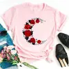 Nueva Harajuku Mujer;s Camiseta Moda Creativa Reose Musical