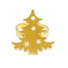 Portanapkins Populares Navideños Transfronterizos con Diseños de Estrella Hueca y Árbol de Navidad, Soportes Metálicos para Servilletas para Hoteles y Restaurantes, Venta al por Mayor