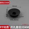 Desktop wire hole cover computer table desktop threading box madeira grain preto e branco redondo dustproof threading box atacado