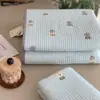 Exportado a Corea, Juego de Tres Piezas de Cubre Cama de Algodón Doble Cara, Colcha de Algodón Acolchada de Cuatro Estaciones Antideslizante Libre de Arrugas, Colchoneta de Tatami