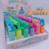 Nuevo Lindo Dibujo Animado Sanrio Silicona Mini 6 Colores Resaltador Alto Valor de Color Marcador de Color para Estudiante