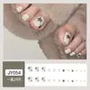 Fábrica de arte para uñas venta caliente uña del pie personalizada uña uña uña uña parche para uñas ultra-delgado desmontable portátil uñas postizas