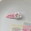 Goma para el pelo de gato rosa estilo japonés suave linda para niña cuerda para el pelo accesorio elástico para el pelo regalo del Día del Niño