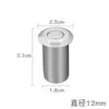 Tapa de Agujero Plano a Prueba de Arena, Tapa de Polvo Desmontable de Acero Inoxidable 304, Tapa/Tapón de Polvo para Agujero en el Piso, Compañero de Tapón Oculto