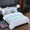 Flores creativas transfronterizas Toalla de pie de cama japonesa Bandera de cama Invitado de hotel En stock Salida de fábrica