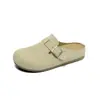 Zapatillas Birkenstock para Mujer 2026 Otoño Nueva Moda, Suela Gruesa Retro, Punta Cerrada Versátil, Suela Suave Cómoda, Resistentes a la Suciedad, para Interiores/Exteriores