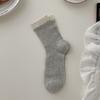 Calcetines para Mujer Estilo Coreano Ins Calcetines de Dibujos Animados Otoño e Invierno Estudiante Lindo Divertido Personalizado Gato Lunares Calcetín