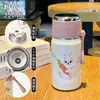 Taza Termo de Gran Capacidad al Por Mayor Acero Inoxidable 316 Taza de Agua de Alto Valor 304 Taza con Tapa para Separación de Té y Agua Vaso Termo de Doble Uso