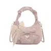 Bolso sencillo de lunares para mujer, nuevo bolso de moda plisado tipo nube 2026, popular bolso cruzado de cadena de primavera