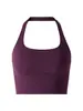 Nuevo Estilo Deportivo sin Mangas Cuello Halter Sexy Espalda Camisola con Almohadillas en el Pecho Sujetador Versátil Ropa de Yoga