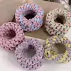 2026 Novo Elástico de Cabelo Durável de Alta Elasticidade Trançado à Mão Elástico de Borracha Corda para Coque Acessório de Cabelo para Rabo de Cavalo Feminino