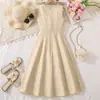 Vestido de Niña Transfronterizo 2026 Primavera y Verano Nuevo Diseño Europeo y Americano sin Mangas con Costuras Expuestas, Vestido Largo Adelgazante y Elegante