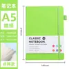 Caderno Caderno Impressão Personalizada Logo Simples Criativo Alto Valor A6 Couro Rígido Bloco de Notas A5 Capa Dura Alça Rt