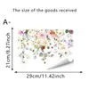 Pegatinas de Pared con Patrón Floral Verde Estilo Acuarela Transfronterizo con Pájaros y Mariposas, Adecuadas para Asientos de Inodoro, Gabinetes de Baño y Paredes de Cocina
