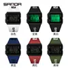 Sanda Sports Estudante Luminoso À Prova d'Água Relógio Fashion Casual Versátil Relógio Masculino e Feminino Relógio Digital Simples