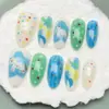 Exhibición de Uñas Artísticas Transfronteriza, Colección de Muestras de Uñas Portables, Puntas de Uñas Ovaladas