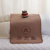 Almohadilla Aislante Especial para el Ombligo de Moxibustión, Calentador de Moxibustión Wuji Xuan para Masaje Pediátrico, Toalla con Agujero para Vaporizar Moxibustión en Forma de Calabaza, Toalla Espesa para Moxibustión del Ombligo