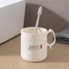 Taza para Enjuague Bucal Miaozai Suyan Sencilla para el Hogar Baño Resistente y Duradera Taza para Cepillarse los Dientes Nuevo Estilo Chino Taza para Enjuague Bucal para el Hogar
