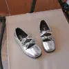 Zapatos de cuero con lazo estilo coreano para niñas, nuevos para primavera y otoño 2026, Mary Jane, ballet, princesa, mocasines