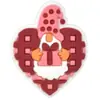 Accesorios de Corazón Rojo para el Día de San Valentín Parche Suave de PVC Accesorios para el Cabello Funda para Teléfono Celular Flor para Zapatos Joyería DIY Accesorios de Bolígrafo Publicitario
