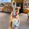 Chaveiro Pingente Criativo de Couro PU com 26 Letras, Simples para Casal Carro Bolsa Decoração de Chaveiro Presente