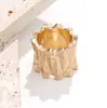 Pulsera Europea y Americana Transfronteriza Exagerada de Diseño Pesado Metal Brillante Geométrico Personalidad Pulsera Ancha Joyería de Mano para Mujer